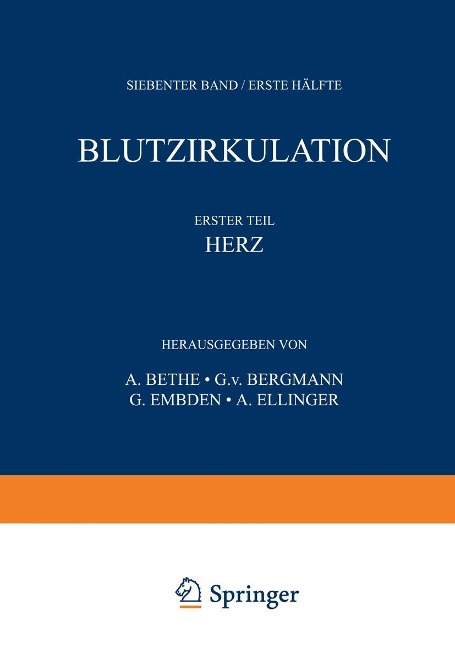 Handbuch der normalen und pathologischen Physiologie - A. Bethe, G. V. Bergmann, G. Embden, A. Ellinger