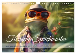 Cover-Bild zum Titel 'Tierische Sprichwörter (Wandkalender 2026 DIN A4 quer), CALVENDO Monatskalender' von 'Daniela Tapper'