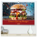 Unsere Burger Deluxe (hochwertiger Premium Wandkalender 2025 DIN A2 quer), Kunstdruck in Hochglanz - Motomi Ai