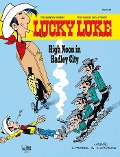 Cover-Bild zum Titel 'Lucky Luke 67 - High Noon in Hadley City' von 'Morris, Xavier Fauche, Jean Léturgie'
