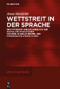 Cover-Bild zum Titel 'Wettstreit in der Sprache' von 'Anna Mattfeldt'