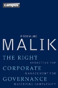 Cover-Bild zum Titel 'The Right Corporate Governance' von 'Fredmund Malik'