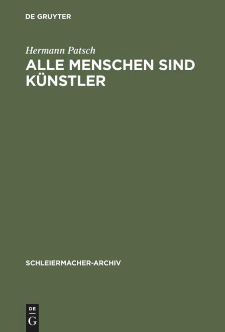 Alle Menschen sind Künstler - Hermann Patsch