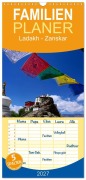 Cover-Bild zum Titel 'Familienplaner 2027 - Ladakh - Zanskar mit 5 Spalten (Wandkalender, 21 x 45 cm) CALVENDO' von ''
