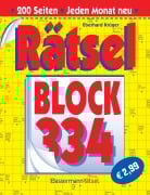 Cover-Bild zum Titel 'Rätselblock 334 (5 Exemplare à 2,99 EUR)' von 'Eberhard Krüger'