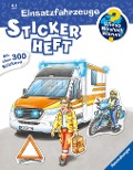 Cover-Bild zum Titel 'Wieso? Weshalb? Warum? Stickerheft: Einsatzfahrzeuge' von ''