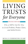 Cover-Bild zum Titel 'Living Trusts for Everyone' von 'Ronald Farrington Sharp'