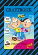 Cover-Bild zum Titel 'CRAFTBOOK - 140 BLATT SPECIAL-EDITION - MINI & MANI - BASTELSPIEL - LUSTIGE ABENTEUER - SPANNENDE & KNIFFELIGE RÄTSEL' von 'Gabriele André, Wolfgang André'