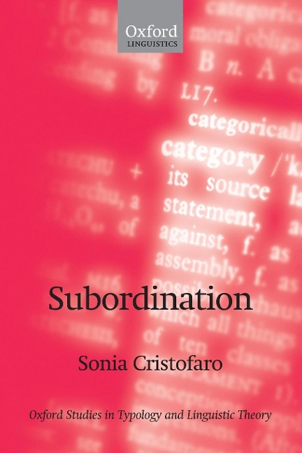 Subordination - Sonia Cristofaro
