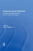 Cover-Bild zum Titel 'American Social Character' von ''