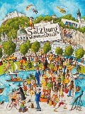 Cover-Bild zum Titel 'Salzburg Wimmelbuch' von 'Peter Engel'