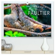 Cover-Bild zum Titel 'Abhängen - Faultier (hochwertiger Premium Wandkalender 2026 DIN A2 quer), Kunstdruck in Hochglanz' von 'Peter Roder'