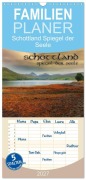 Cover-Bild zum Titel 'Familienplaner 2027 - Schottland - Spiegel der Seele mit 5 Spalten (Wandkalender, 21 x 45 cm) CALVENDO' von 'Simply Photography'