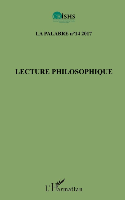 Lecture philosophique - CRISHS Univ. F. H. Boigny