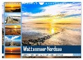 Wattenmeer Nordsee - Lichtstimmungen zwischen Land und Meer (Wandkalender 2024 DIN A4 quer), CALVENDO Monatskalender - Andrea Dreegmeyer