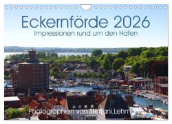 Cover-Bild zum Titel 'Eckernförde 2026. Impressionen rund um den Hafen (Wandkalender 2026 DIN A4 quer), CALVENDO Monatskalender' von 'Steffani Lehmann'