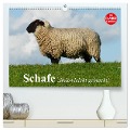 Schafe zählen leicht gemacht! (hochwertiger Premium Wandkalender 2025 DIN A2 quer), Kunstdruck in Hochglanz - Elisabeth Stanzer