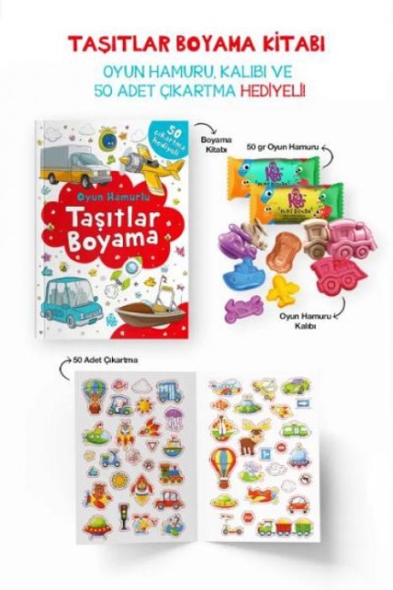 Tasitlar Boyama Kitabi - Bilge Yorulmaz