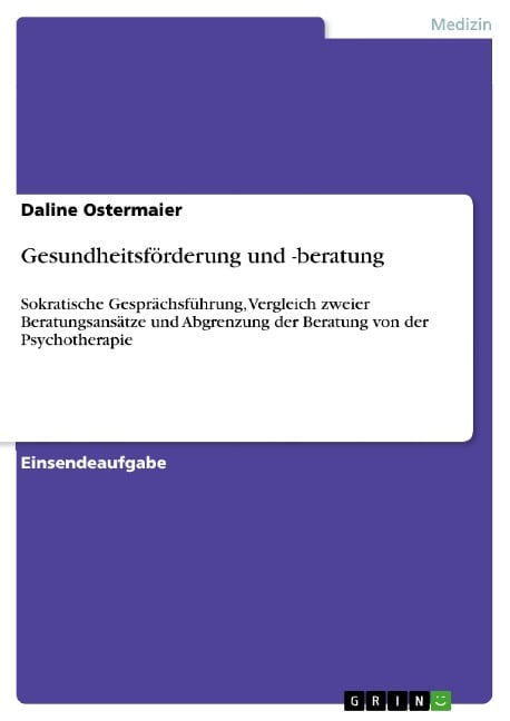 Gesundheitsförderung und -beratung - Daline Ostermaier