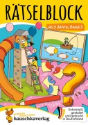 Cover-Bild zum Titel 'Rätselblock ab 3 Jahre, Band 3' von 'Agnes Spiecker'
