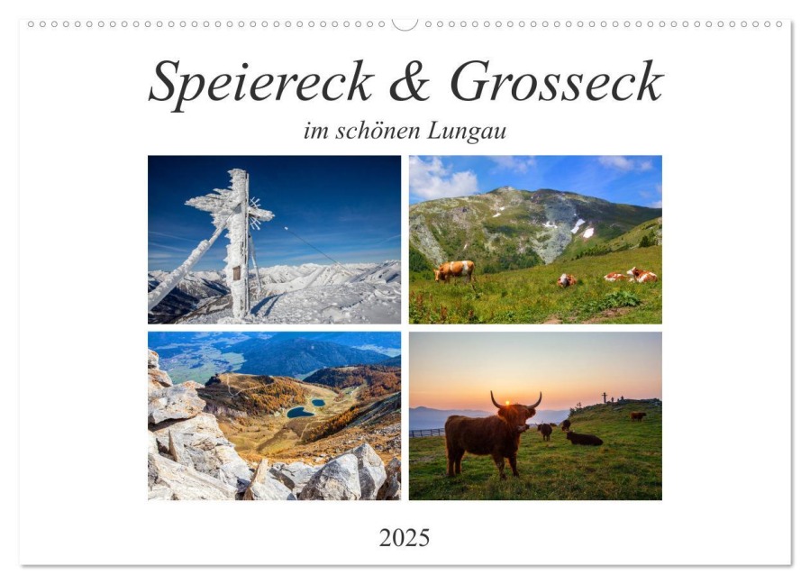 Speiereck & Grosseck (Wandkalender 2025 DIN A2 quer), CALVENDO Monatskalender - Christa Kramer