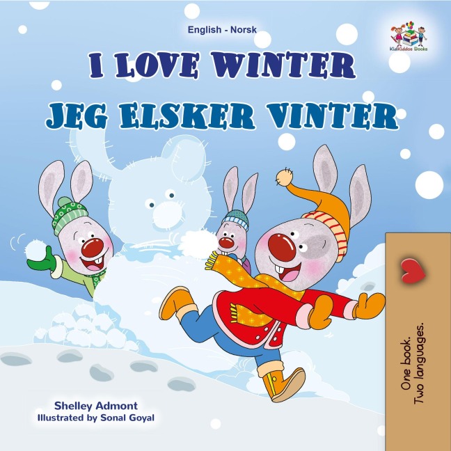 I Love Winter Jeg Elsker Vinter (English Norwegian Bilingual Collection) - Shelley Admont, Kidkiddos Books