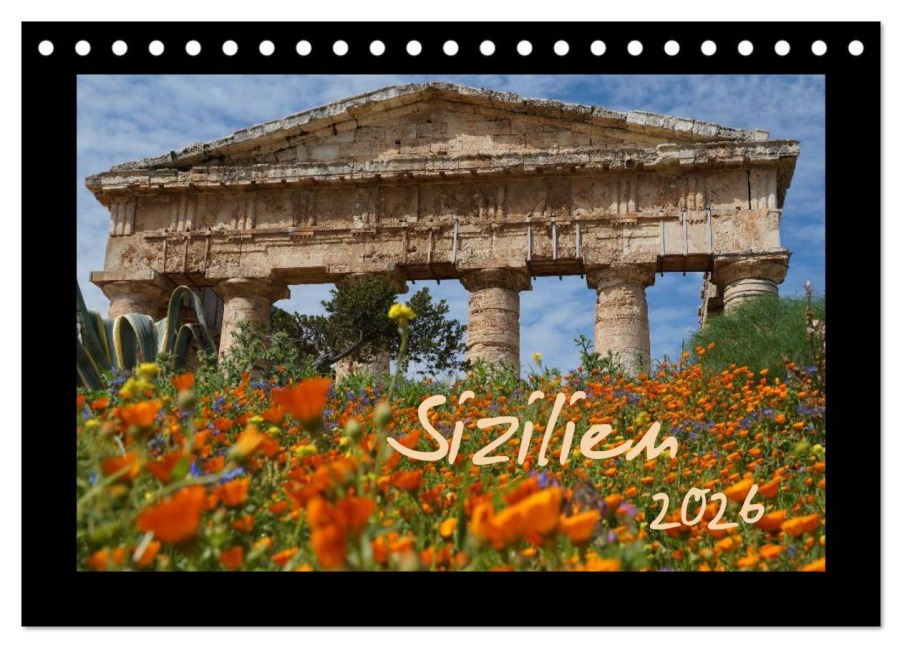Sizilien (Tischkalender 2026 DIN A5 quer), CALVENDO Monatskalender - Flori Flori0