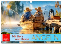 Cover-Bild zum Titel 'Angeln mit Herz und Haken (Wandkalender 2026 DIN A3 quer), CALVENDO Monatskalender' von 'Roder Roder'