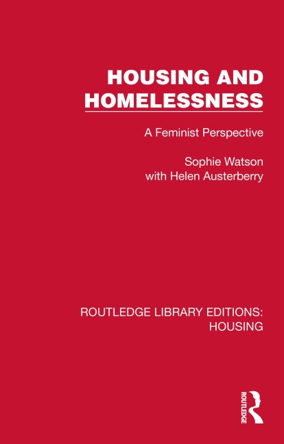 Housing and Homelessness - Sophie Watson