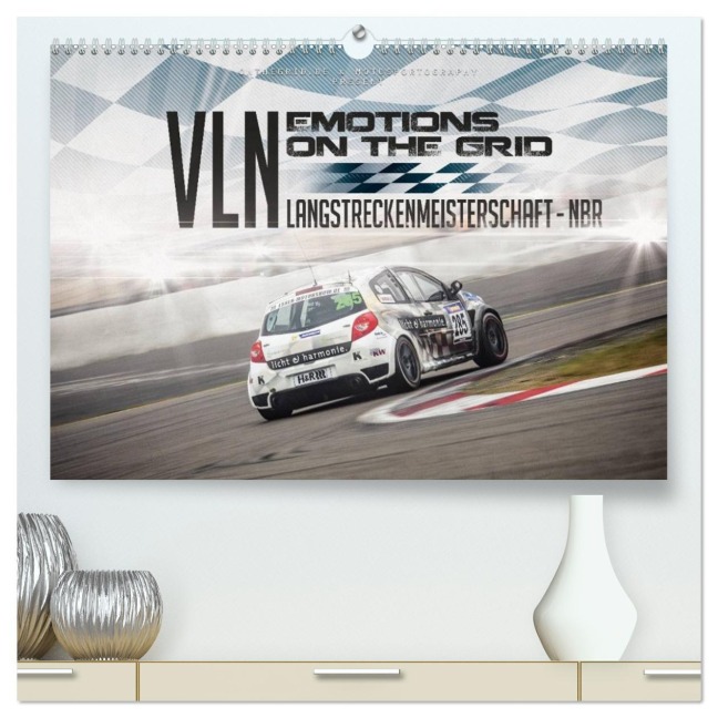 EMOTIONS ON THE GRID - VLN Langstreckenmeisterschaft Nürburgring (hochwertiger Premium Wandkalender 2026 DIN A2 quer), Kunstdruck in Hochglanz - Christian Schick