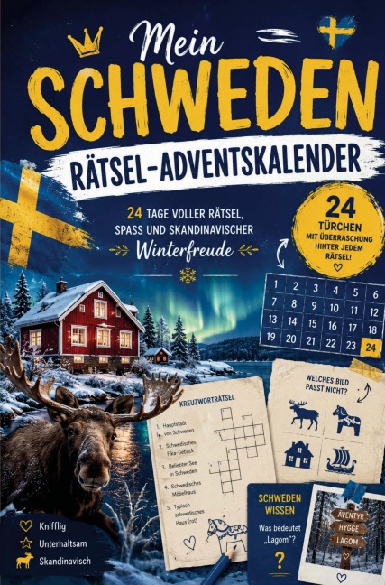 Mein Schweden Rätsel-Adventskalender - Sven Bork