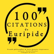 Cover-Bild zum Titel '100 citations d'Euripide' von 'Euripide'