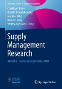 Cover-Bild zum Titel 'Supply Management Research' von ''