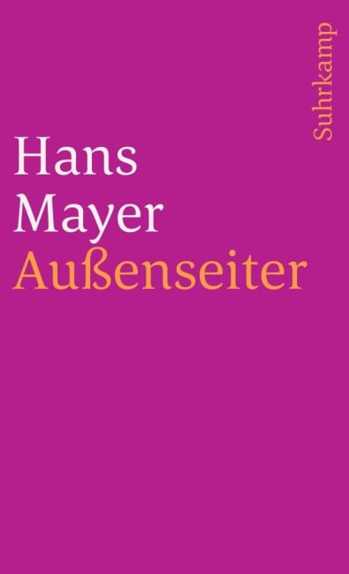 Außenseiter - Hans Mayer