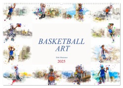 Basketball Art (Wandkalender 2025 DIN A2 quer), CALVENDO Monatskalender - Dirk Meutzner