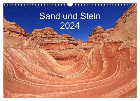 Sand und Stein 2024 (Wandkalender 2024 DIN A3 quer), CALVENDO Monatskalender - Giuseppe Lupo