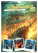 Cover-Bild zum Titel 'Piratenschiffe (Wandkalender 2026 DIN A4 hoch), CALVENDO Monatskalender' von 'Steffen Gierok-Latnaik'