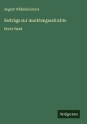 Cover-Bild zum Titel 'Beiträge zur Insektengeschichte' von 'August Wilhelm Knoch'