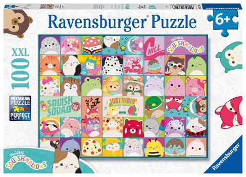 Kinderpuzzle 100 XXL Teile - Squishmallows - Viele bunte Squishmallows - 