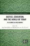 Cover-Bild zum Titel 'Justice, Education, and the World of Today' von ''