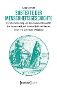 Cover-Bild zum Titel 'Subtexte der Menschheitsgeschichte' von 'Kristina Kuhn'