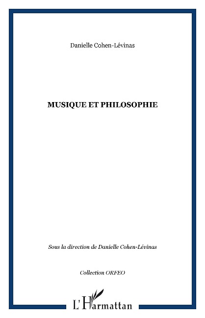 Musique et philosophie - Cohen-Levinas