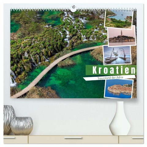 Kroatien Traumland der Adria (hochwertiger Premium Wandkalender 2024 DIN A2 quer), Kunstdruck in Hochglanz - Joana Kruse