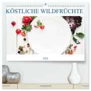 KÖSTLICHE WILDFRÜCHTE (hochwertiger Premium Wandkalender 2026 DIN A2 quer), Kunstdruck in Hochglanz - EFLStudioArt EFLStudioArt