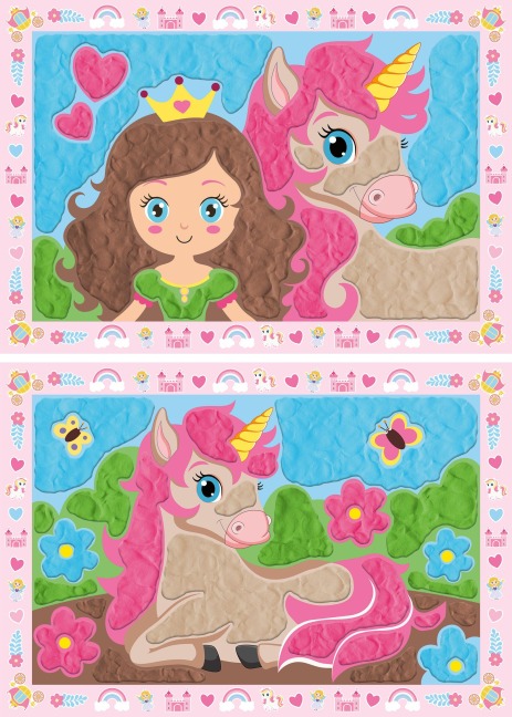 My First CreArt, Kneten nach Zahlen - Einhornglück - 