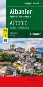 Cover-Bild zum Titel 'freytag & berndt Straßenkarte Albanien, Kosovo - Montenegro 1:400.000' von ''