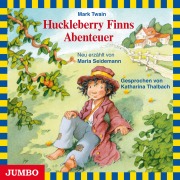 Cover-Bild zum Titel 'Huckleberry Finns Abenteuer' von 'Mark Twain, Maria Seidemann'