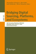 Cover-Bild zum Titel 'Bridging Digital Sourcing, Platforms, and Ecosystems' von ''
