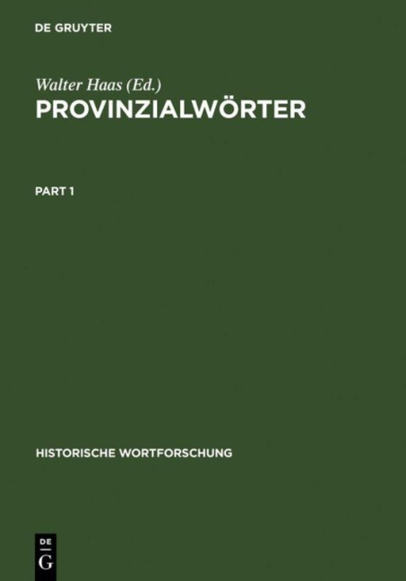 Provinzialwörter -