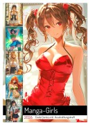Cover-Bild zum Titel 'Manga-Girls. Coole Comics mit Ausstrahlungskraft (Wandkalender 2026 DIN A2 hoch), CALVENDO Monatskalender' von 'Rose Hurley'